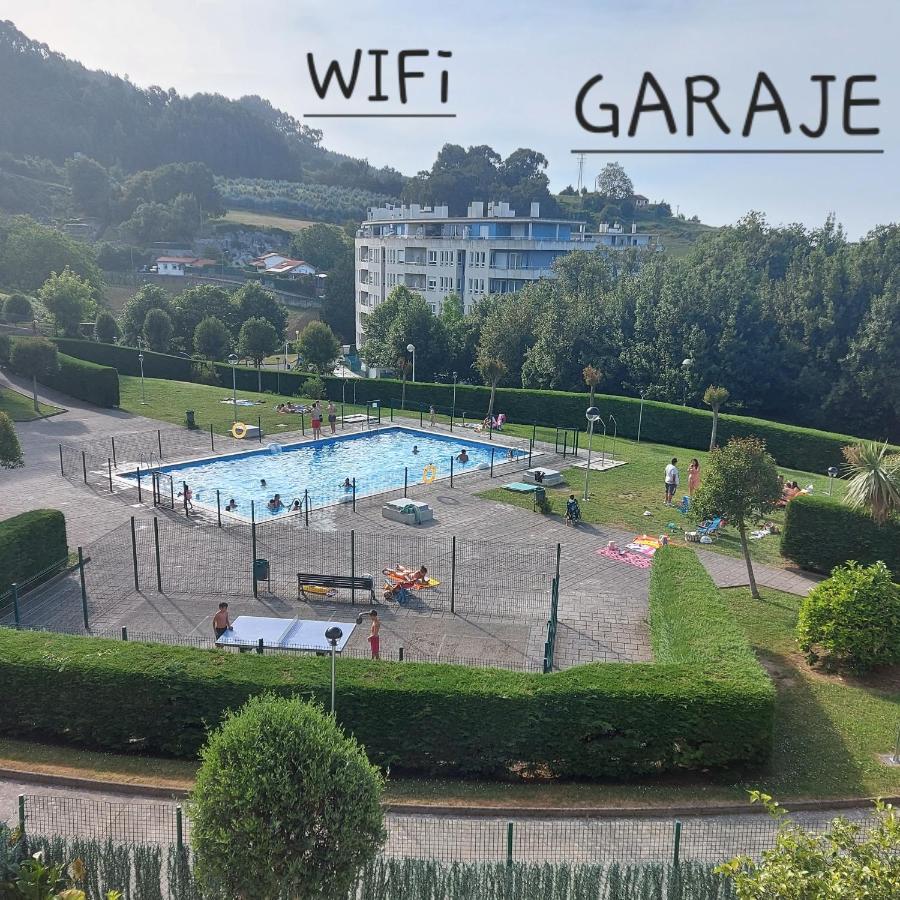 Soleado Piso Con Garaje Y Piscina A 8' Centro Apartment Castro Urdiales Exterior foto